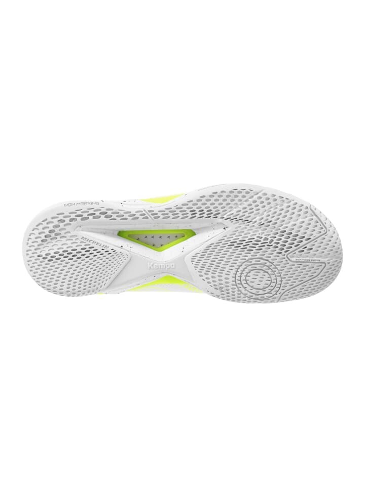 Спортивные кроссовки Kempa Hallen-Sport-Schuhe Attack Mid, цвет schwarz/fluo gelb — фото 2