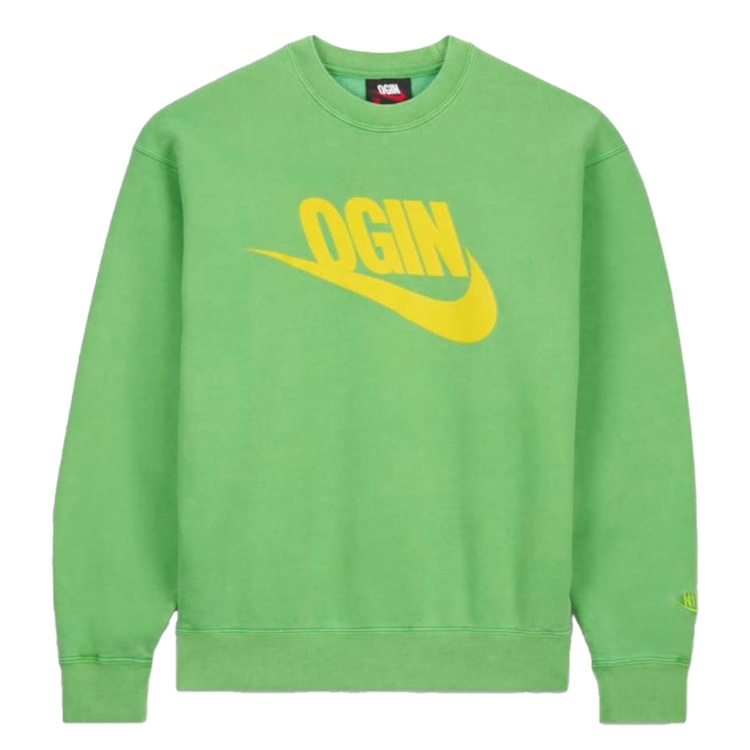 Флисовая толстовка X Nigo NRG эксклюзив для Азии Nike, зелёная — фото 2