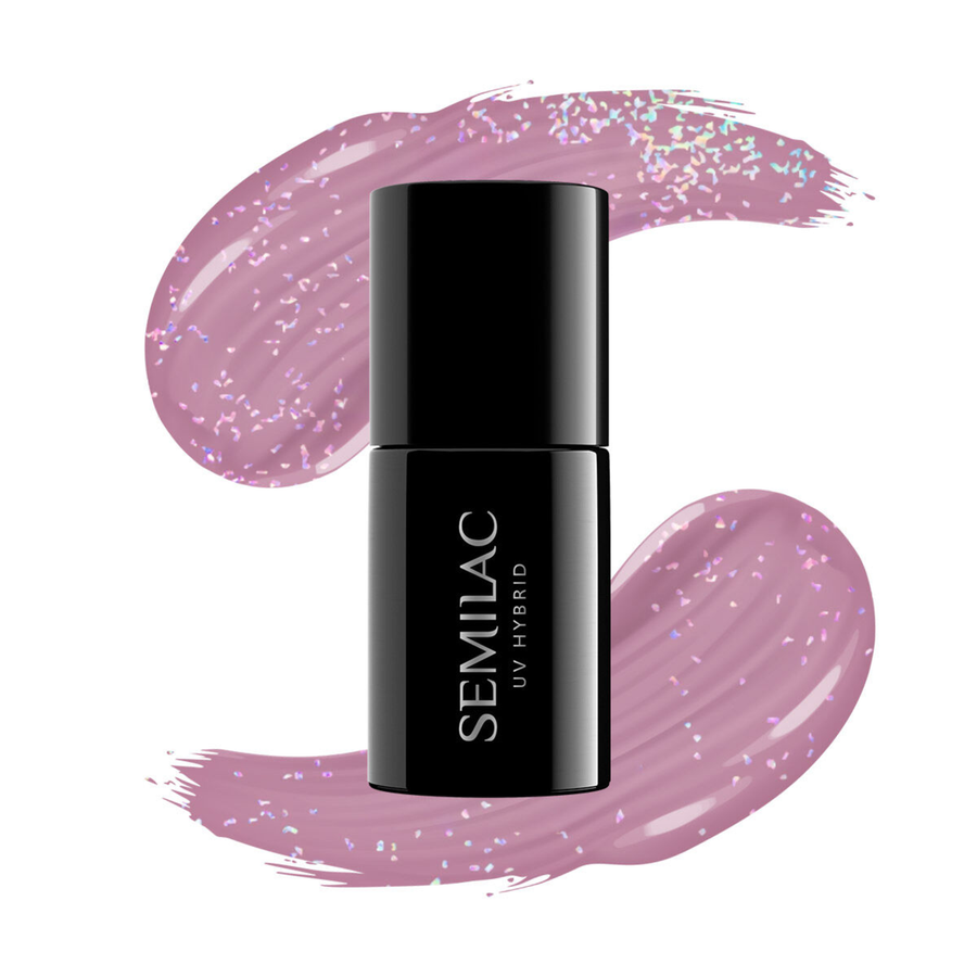 

УФ-лак для ногтей Semilac 319 UV Nagellack Shimmer Dust Pink