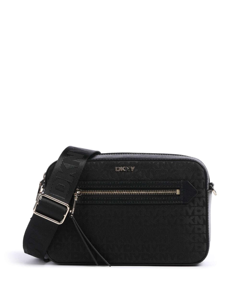 

Сумка на плечо bryant из мелкозернистой яловой кожи, полиэстера Dkny, черный
