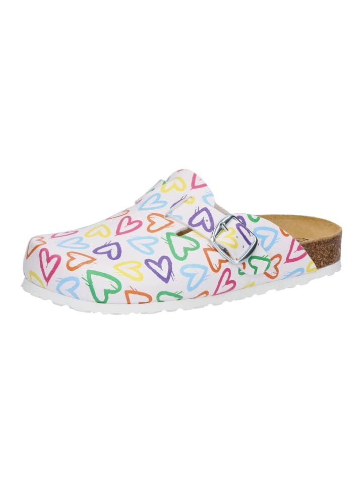 Сабо Lico Clog Bioline Clog Print, белый