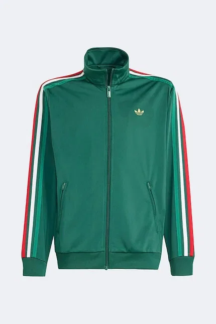 Толстовка детская с капюшоном Adidas Originals, зеленый — фото 2