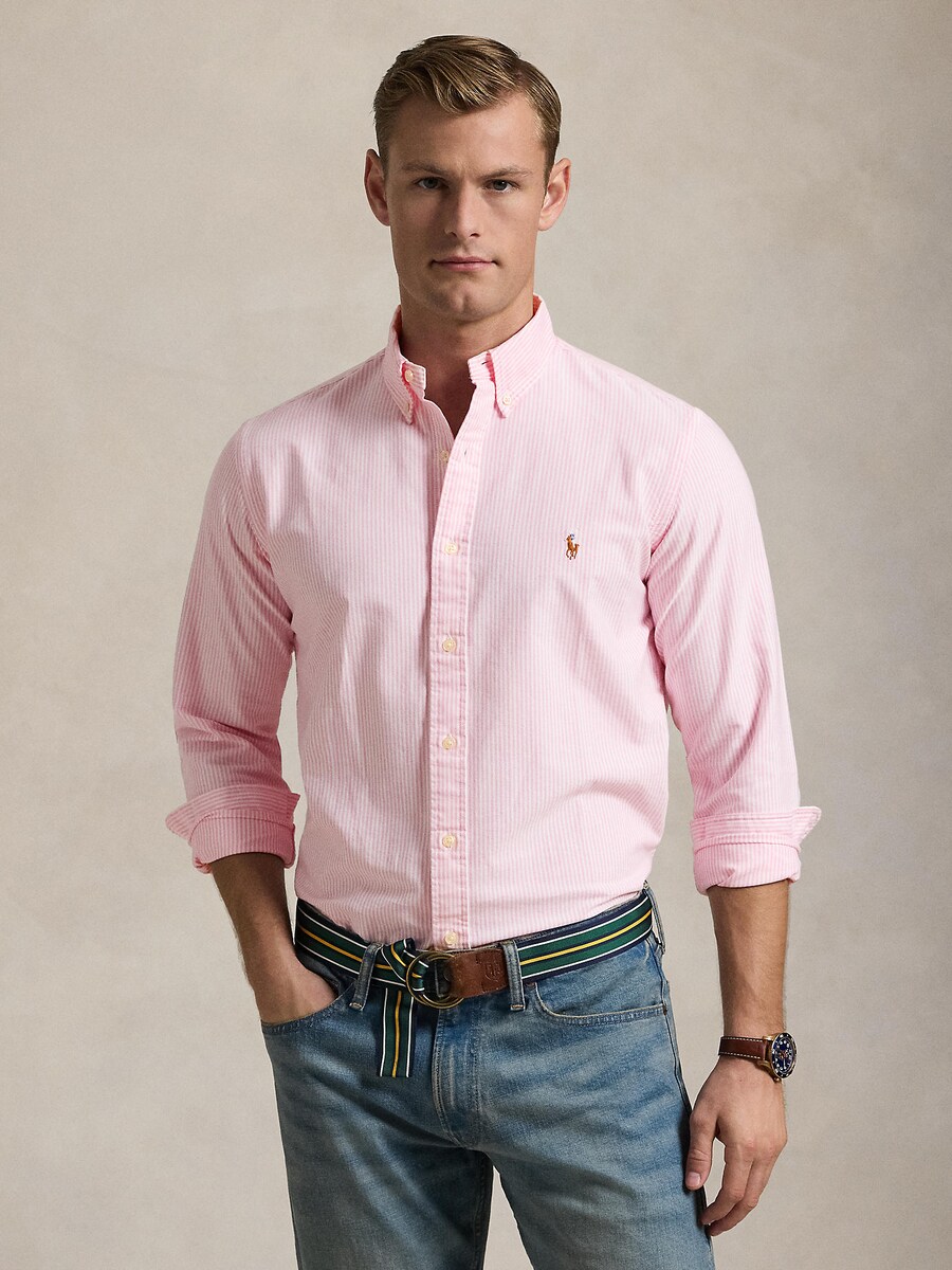 Рубашка на пуговицах классического кроя Polo Ralph Lauren, Rose — фото 2
