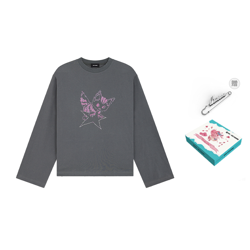 

WE11DONE Футболка Regular женская Charcoal Gray