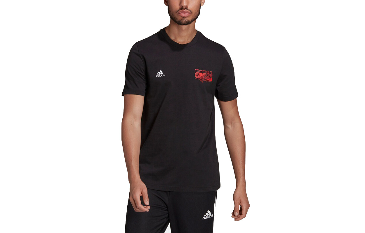 

Футболка мужская черная Adidas, черный