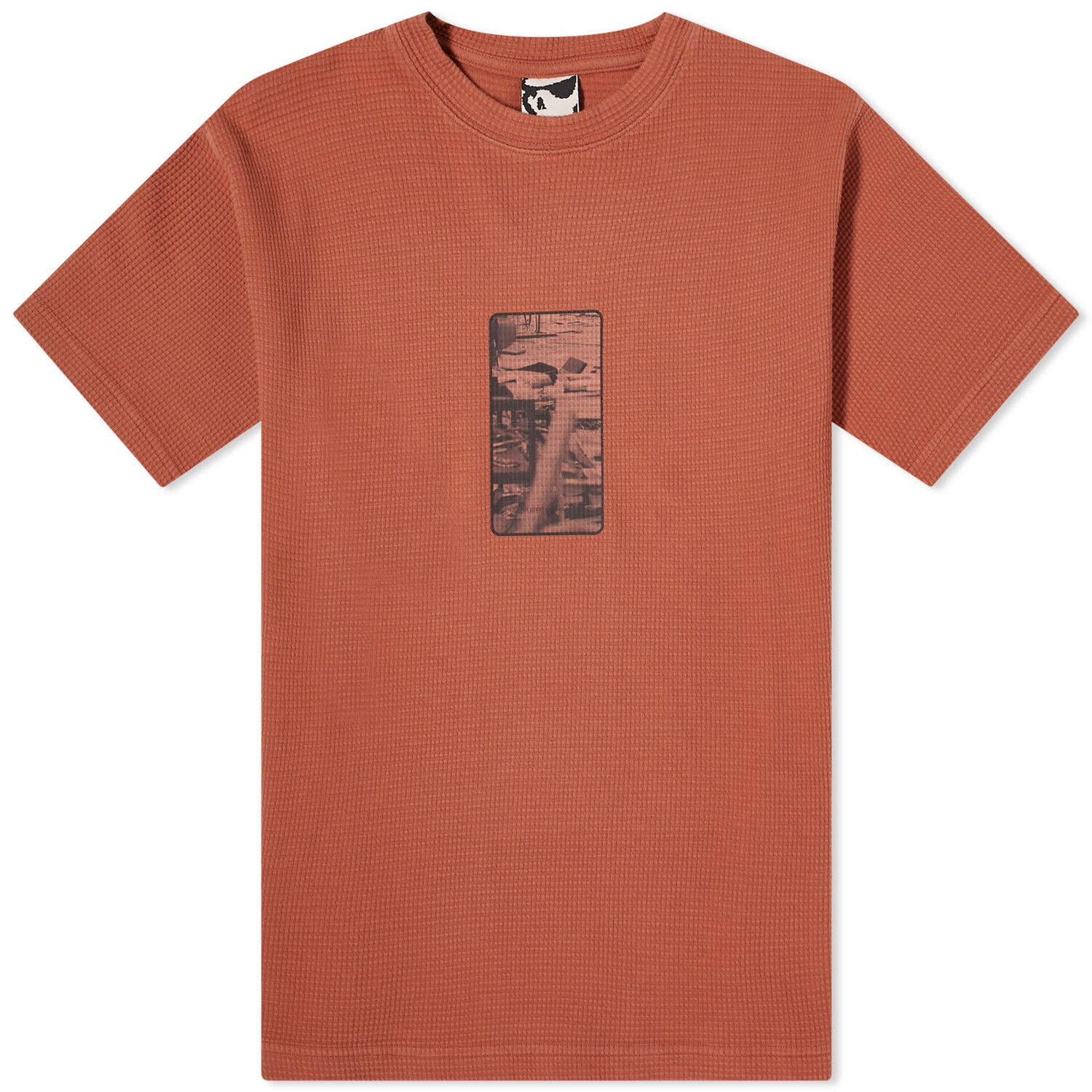 

Футболка Gr10K Heavy Waffle Tee, цвет Upupa Red