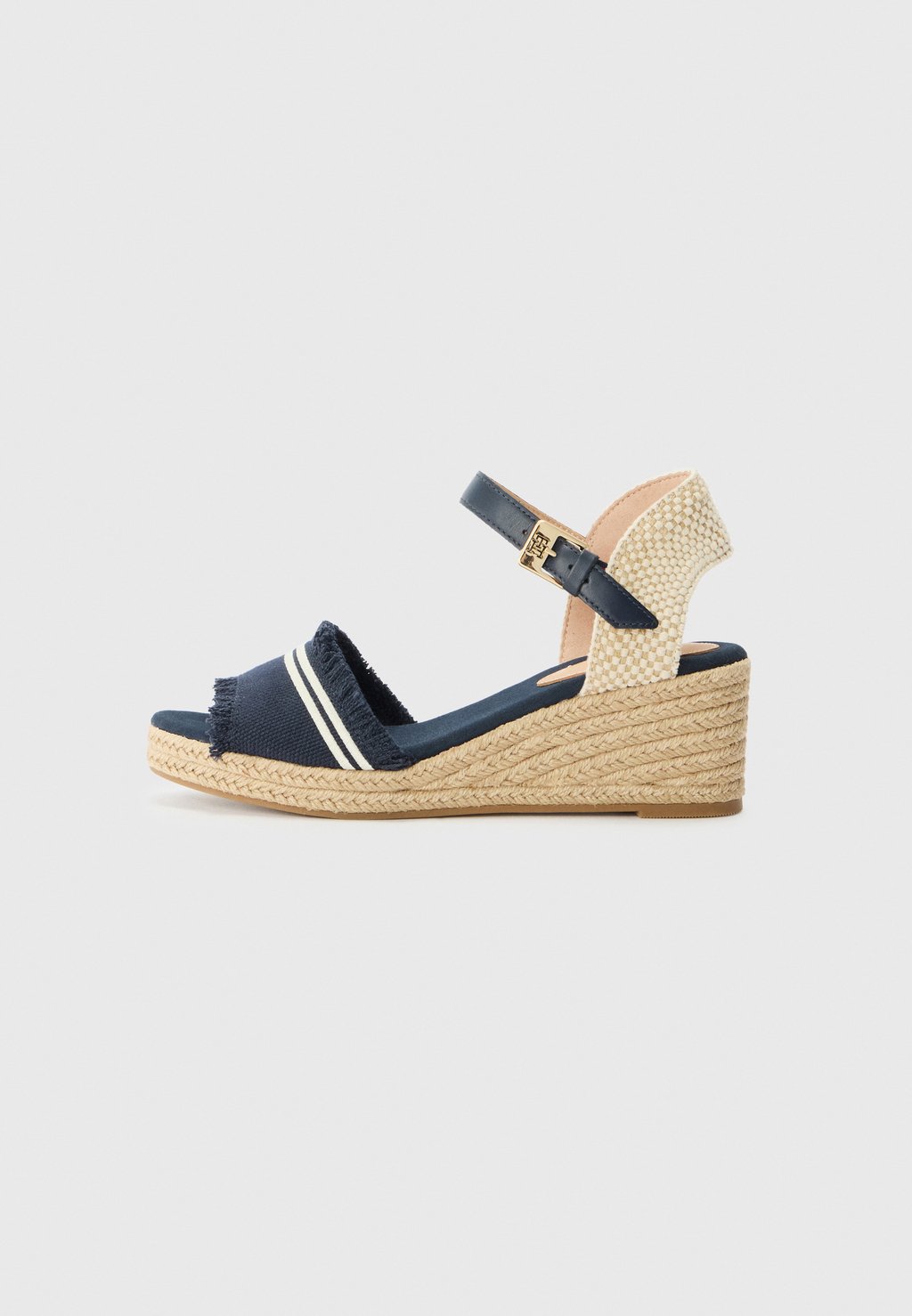 Босоножки на танкетке FRINGE MEDIUM - Espadrilles Tommy Hilfiger, синий
