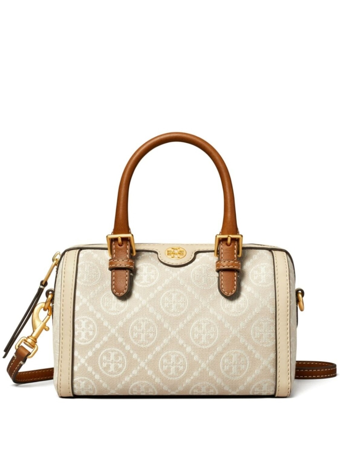 

Tory Burch маленькая сумка через плечо T Monogram, нейтральный цвет