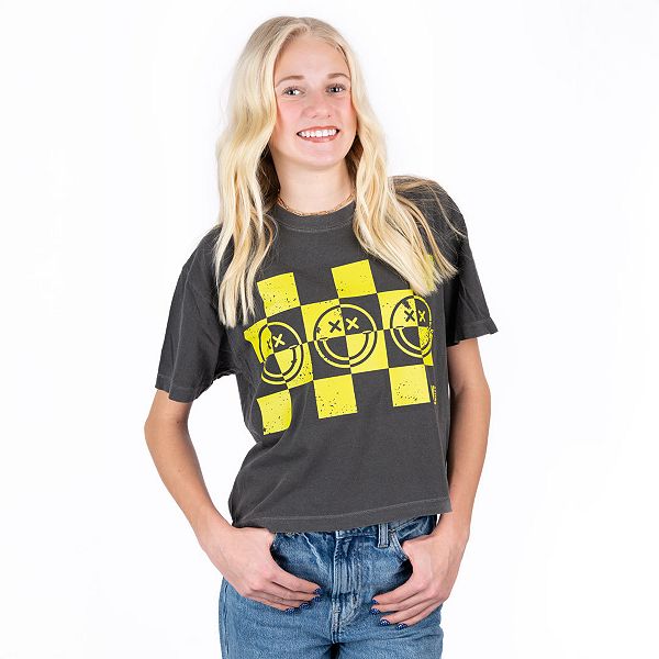 

SWSmiley клетчатый x face приталенный укороченный топ Simply Sage Market, Pepper