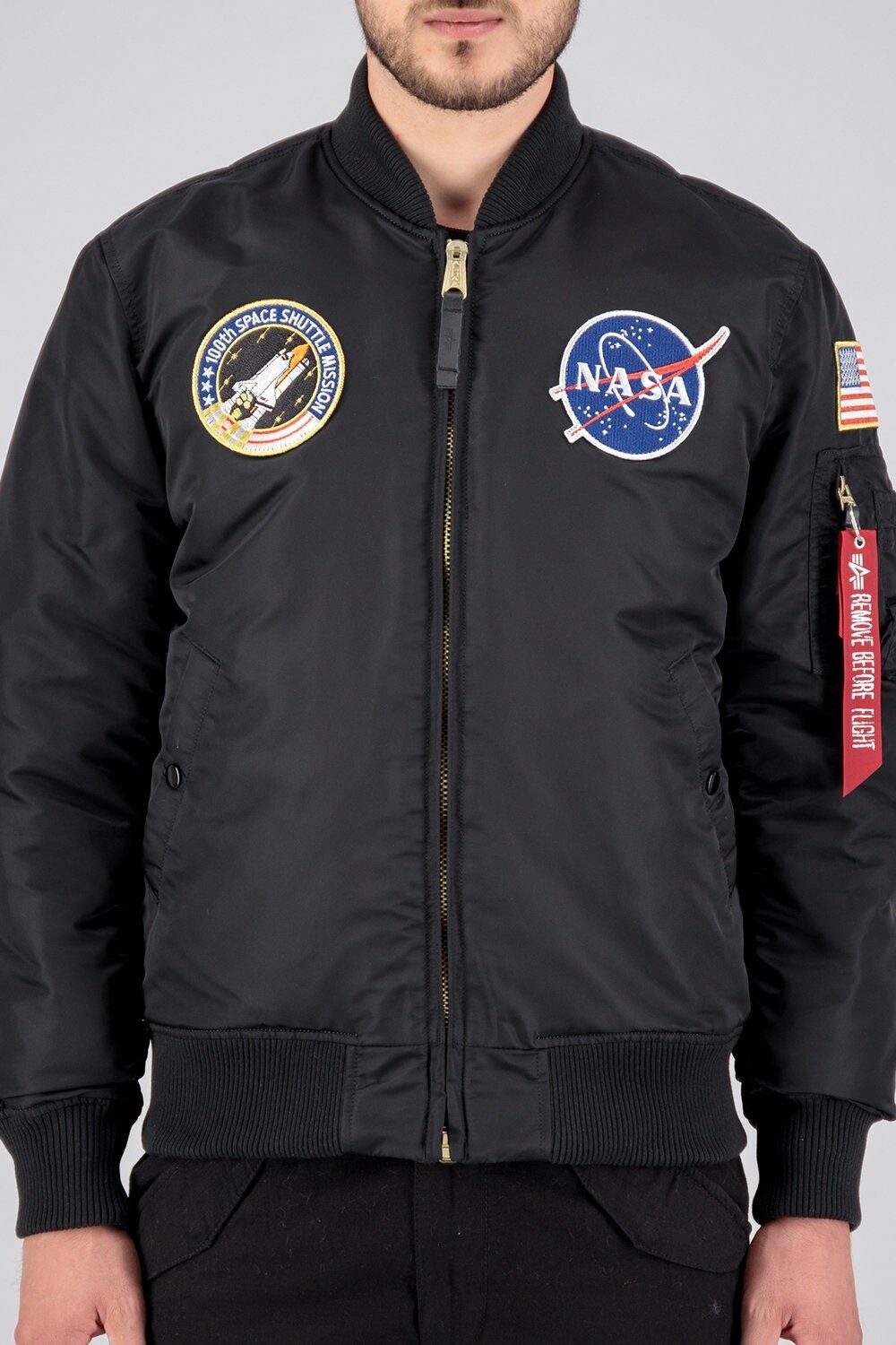 

Классический бомбер MA-1 VF NASA Alpha Industries, черный