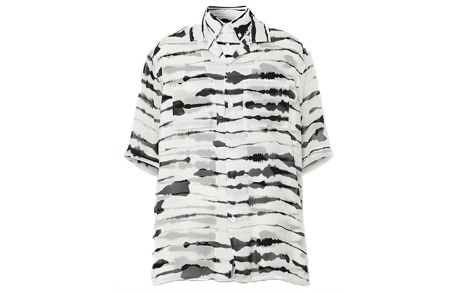 

Мужская рубашка Burberry, цвет Black/White