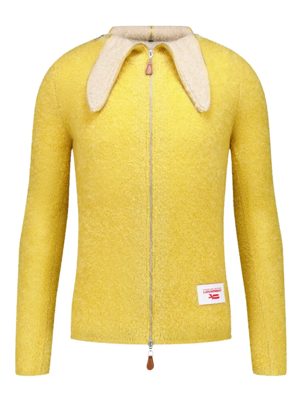 

Свитер на молнии Charles Jeffrey Loverboy, желтый