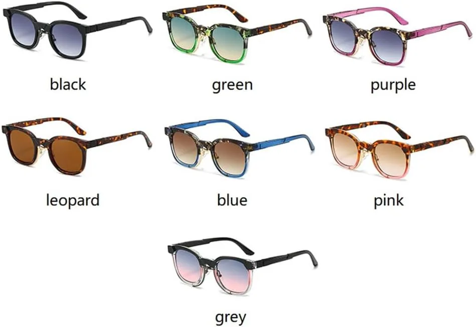 

Солнцезащитные очки для женщин и мужчин, градиентные, круглые, с заклепками, зеленые, UV400, для занятий спортом на открытом воздухе, бега и езды generic, Green