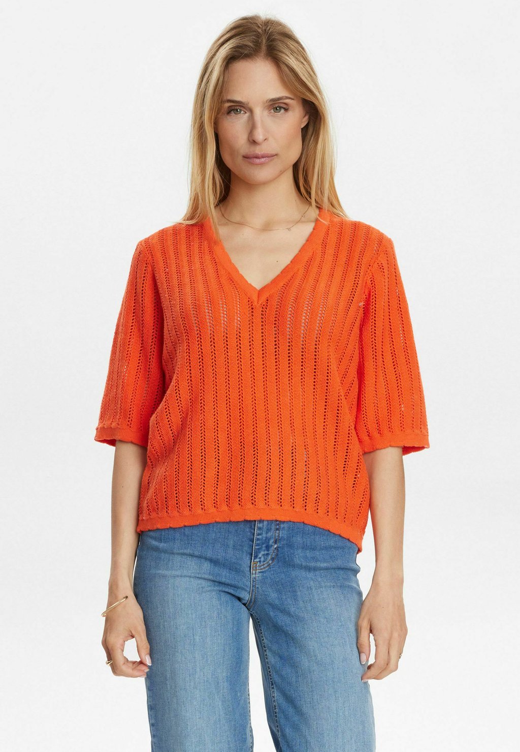 

Базовая футболка NUPOELLE SS - Blouse Nümph, красный