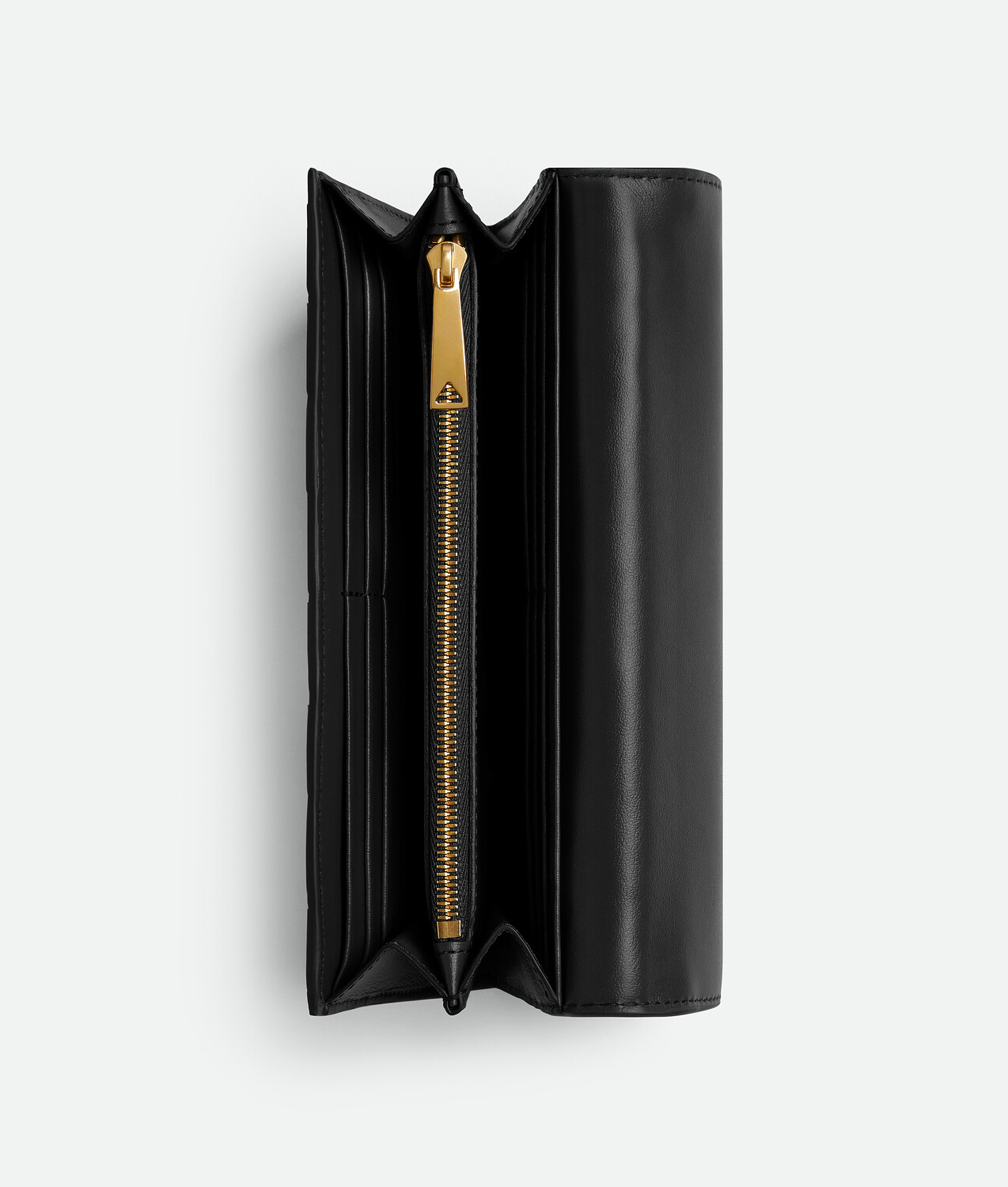 Intrecciato large flap wallet BOTTEGA VENETA, черный — фото 4