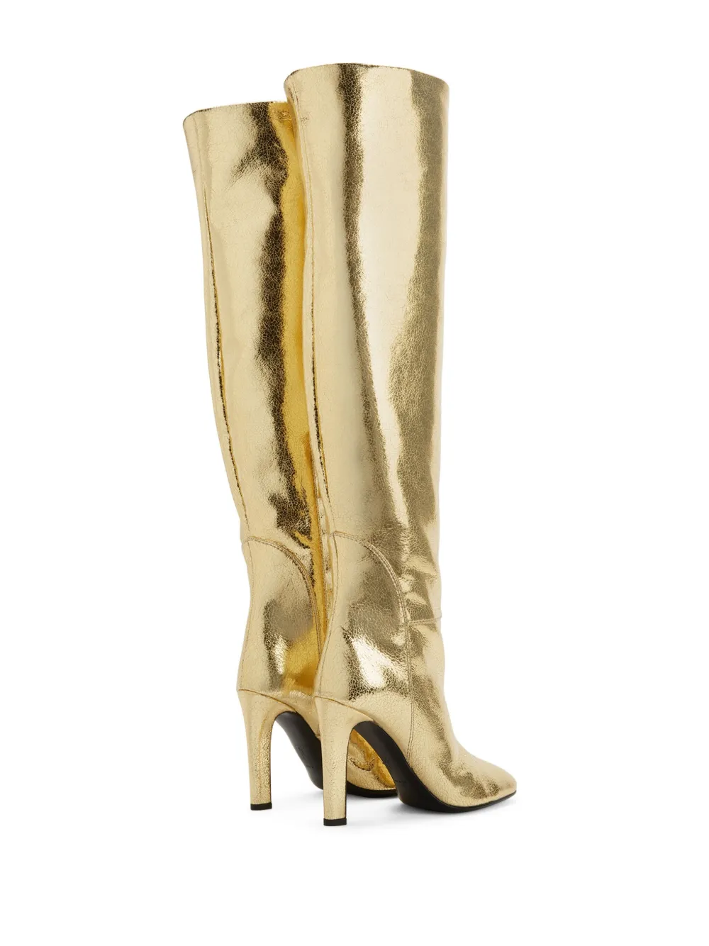 Сапоги Hattie 105 с эффектом металлик Giuseppe Zanotti, золотой — фото 3
