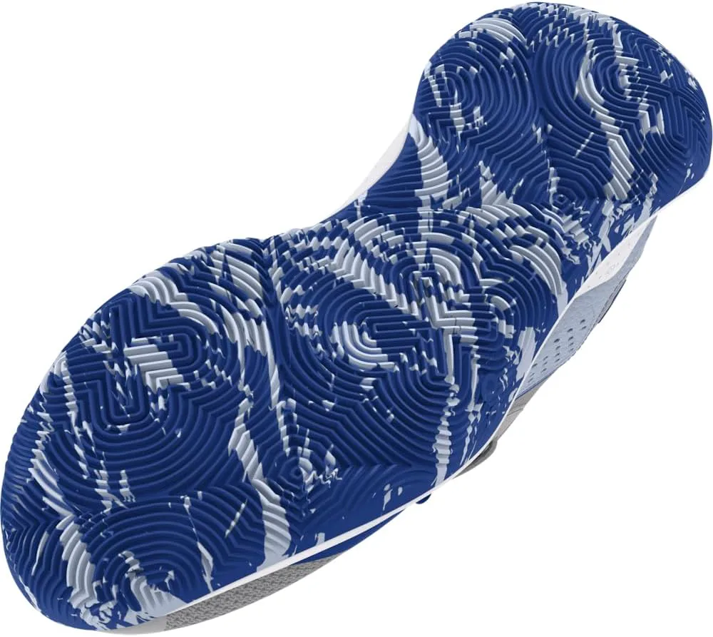 Баскетбольные кроссовки Under Armour Men's Ua Jet '23, серый/синий — фото 3