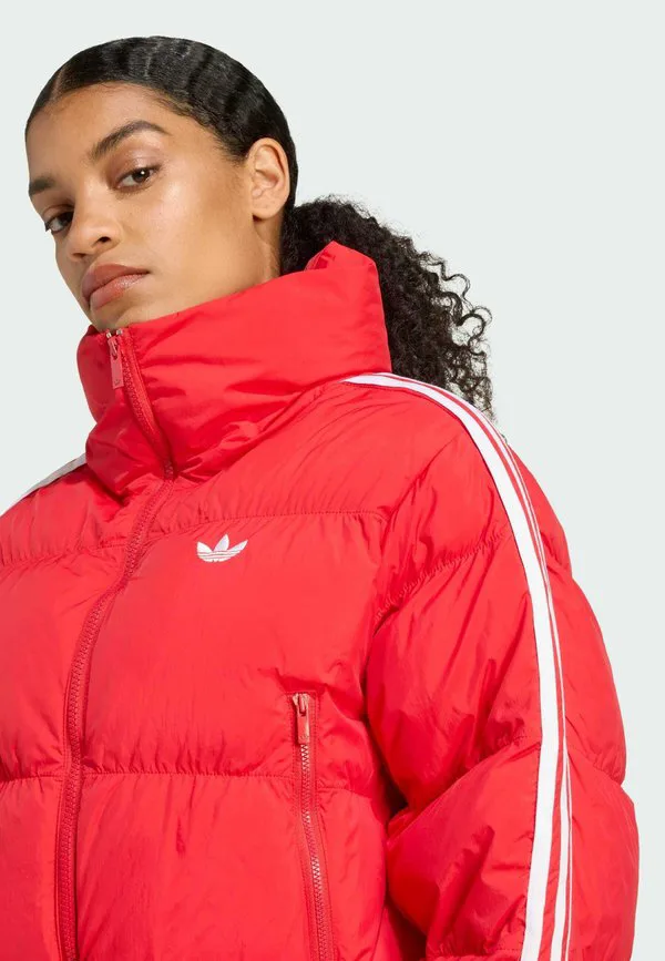 Укороченная зимняя куртка Adidas Originals, Better Scarlet — фото 3