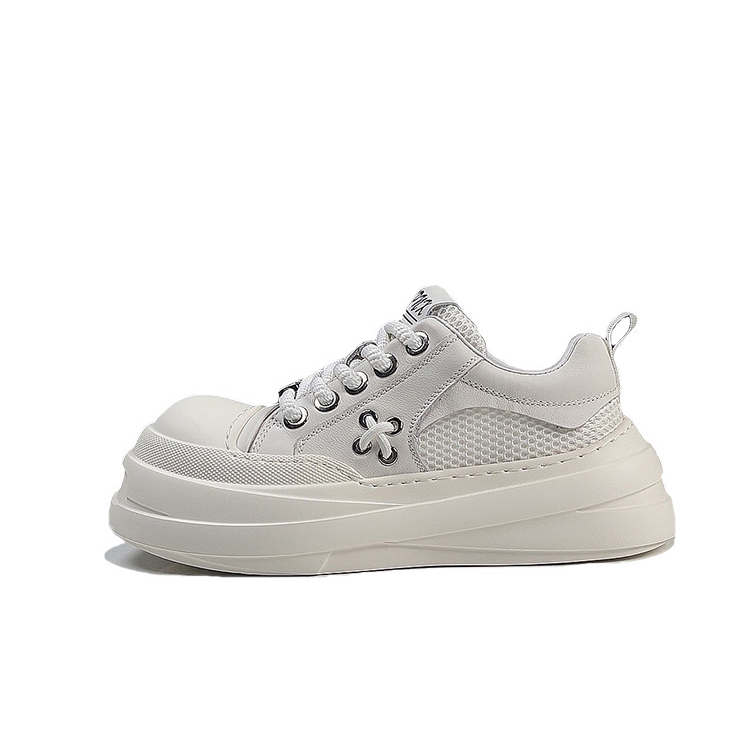 

Износостойкие, нескользящие, низкие мужские кроссовки Devanro, White