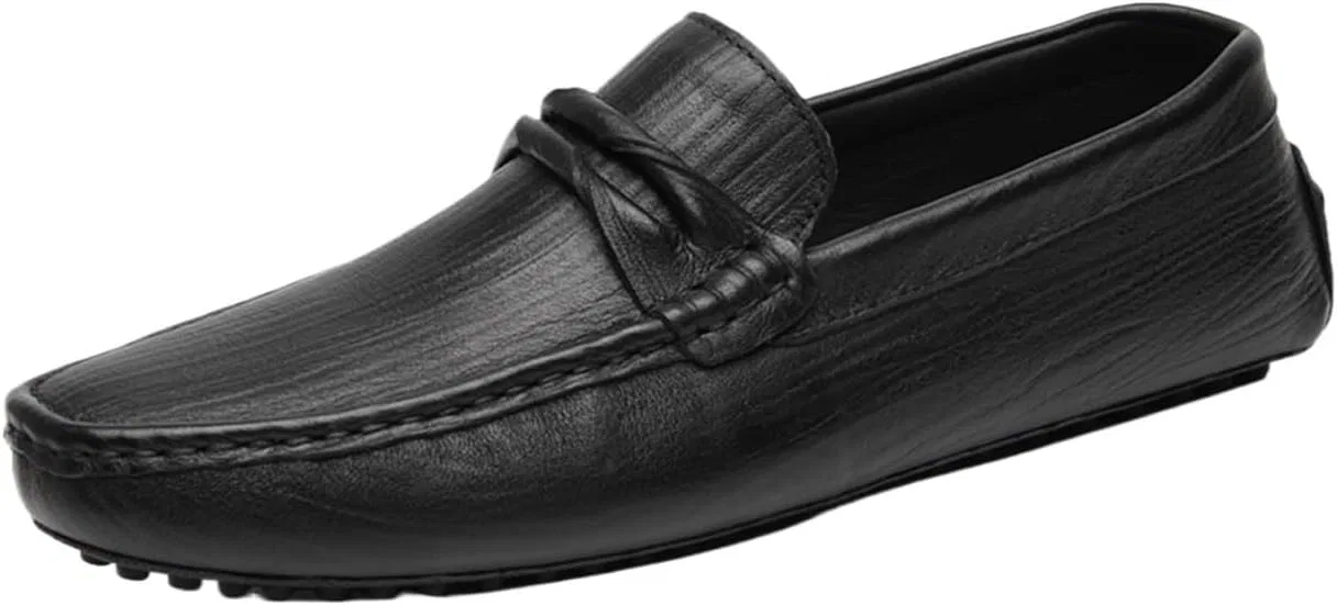 Мужские лоферы повседневные Modern Slip On Loafers, Black DHFIRUFSHLO