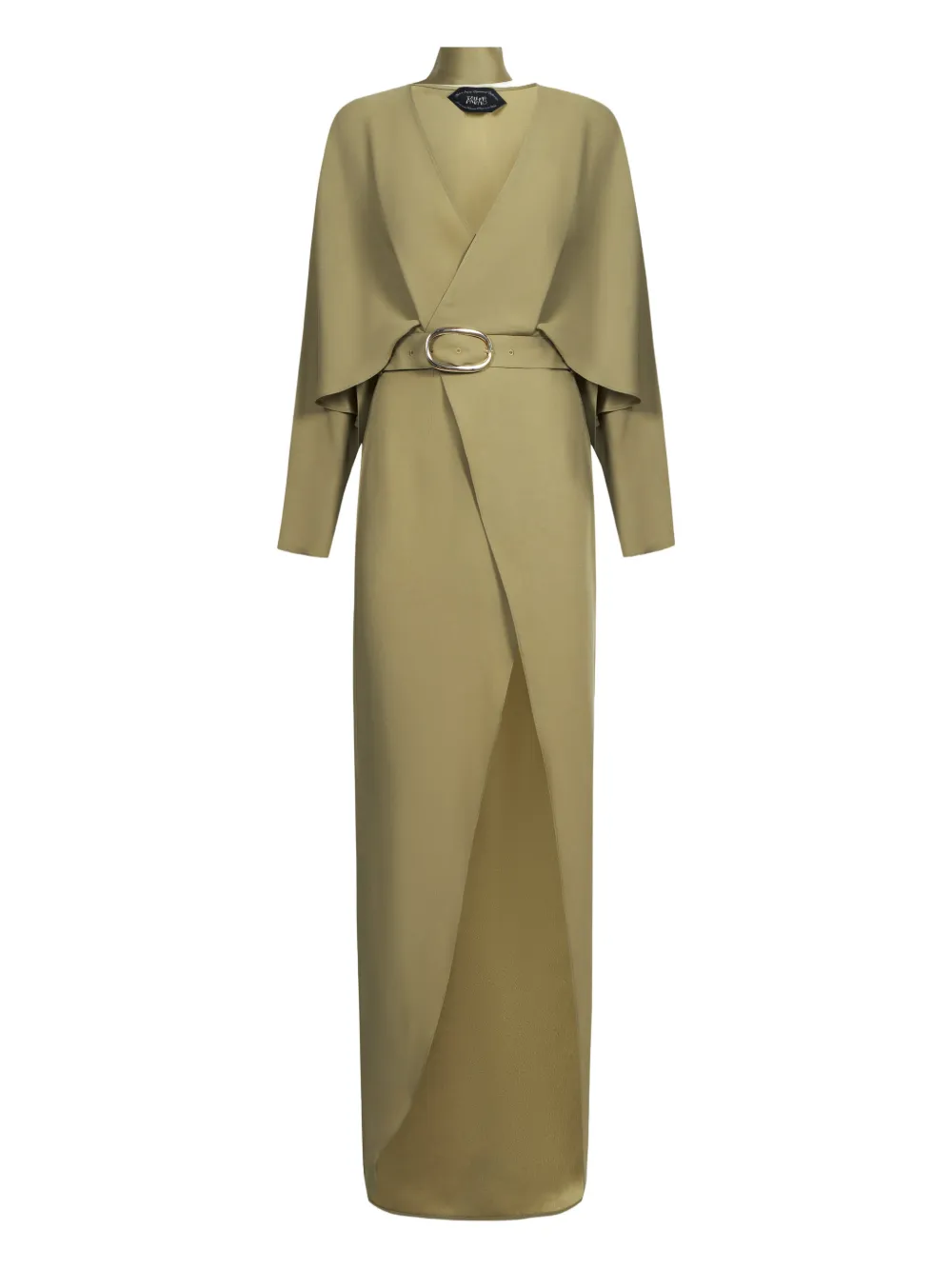 

Платье Dunaway с V-образным вырезом и поясом Taller Marmo, зеленый