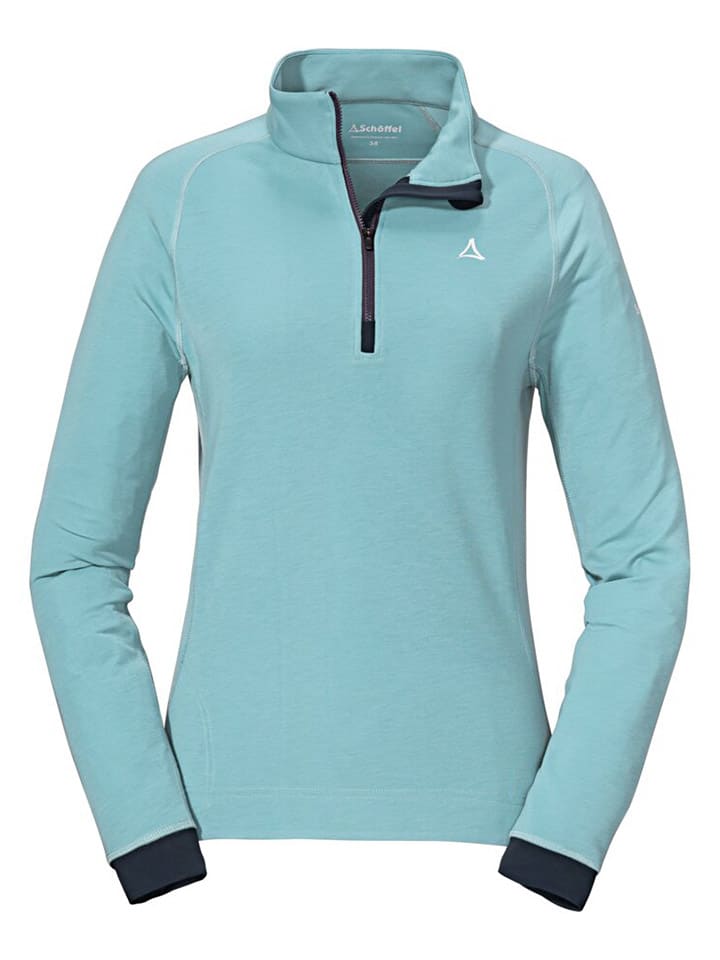 

Schöffel Флисовый пуловер "Dirt Track" бирюзового цвета