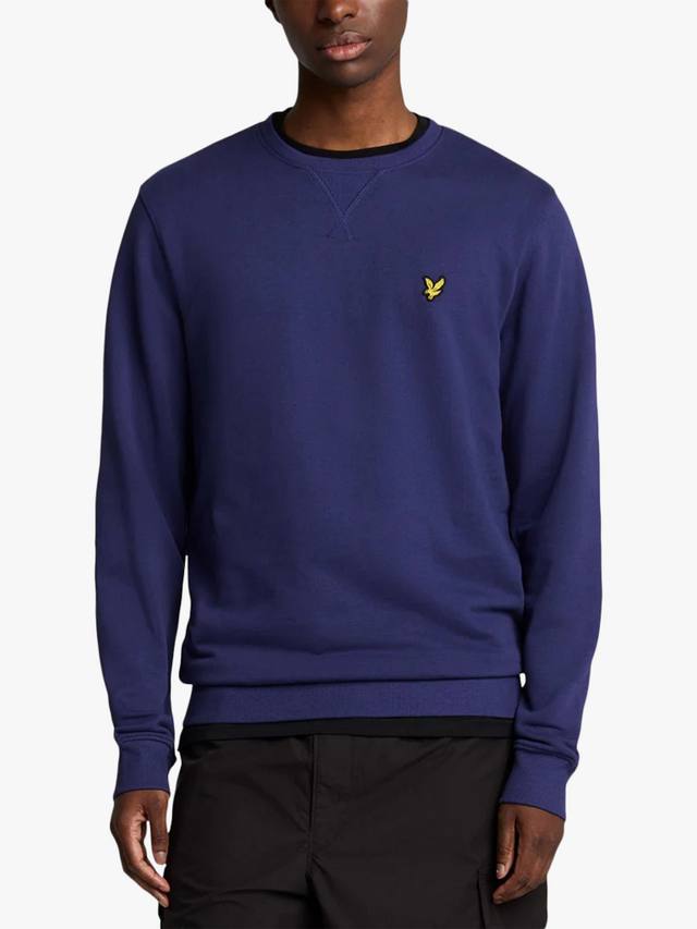 

Футболка с круглым вырезом из хлопковой смеси Lyle & Scott, Deep Indigo