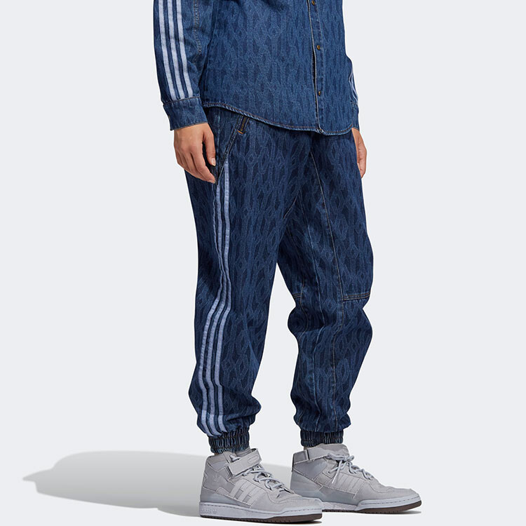 Мужские джинсы Adidas Originals, цвет Blue — фото 3