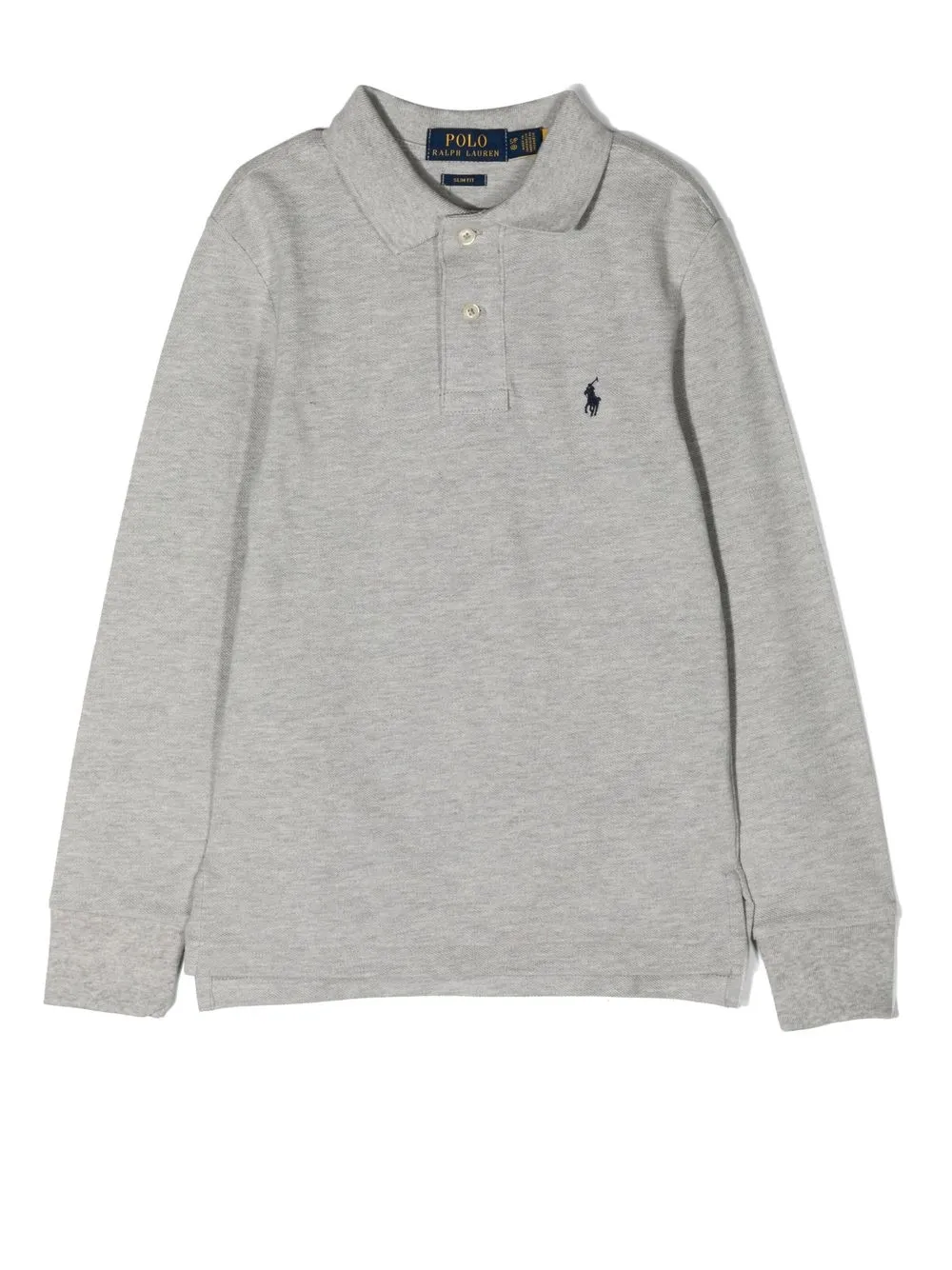 

Рубашка поло Polo Pony с длинными рукавами POLO RALPH LAUREN KIDS, серый