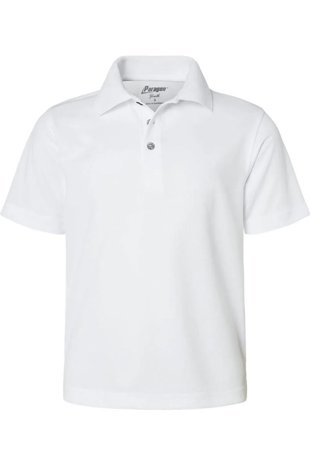 Поло Paragon Youth Saratoga Performance Mini Mesh, белый