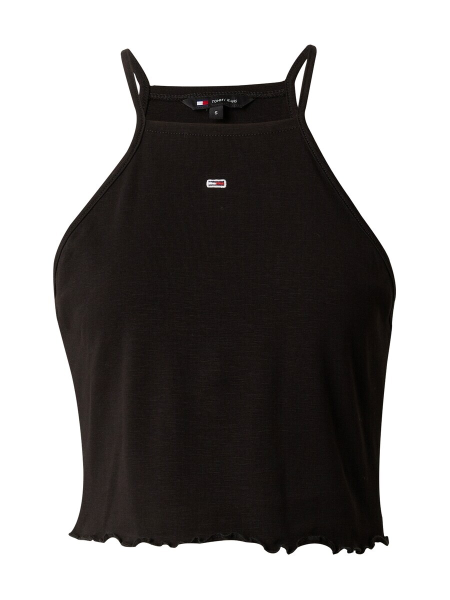 

Укороченный топ Tommy Jeans Top, черный
