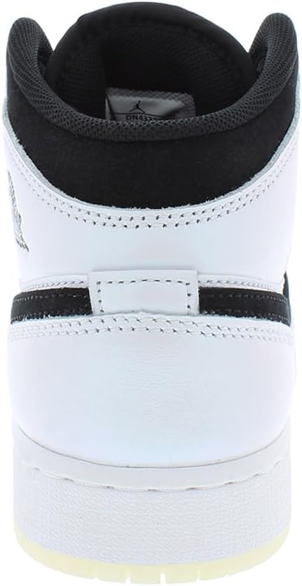 Мужские кроссовки Air Jordan 1 High Nike, белый/черный — фото 4