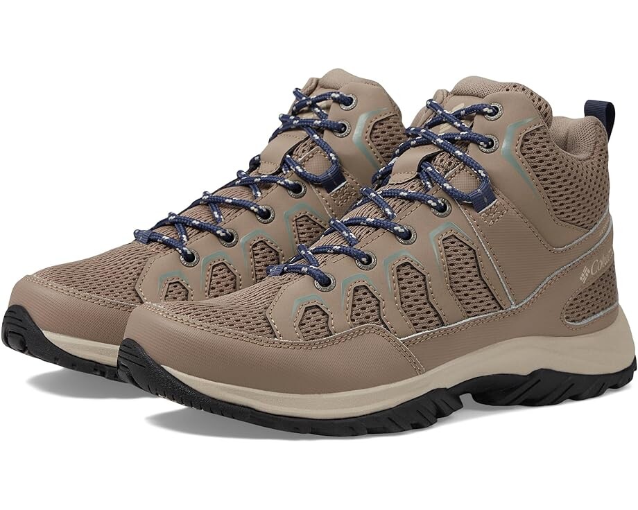 

Походная обувь Columbia Granite Trail Mid Waterproof, цвет Ash Brown/Nocturnal