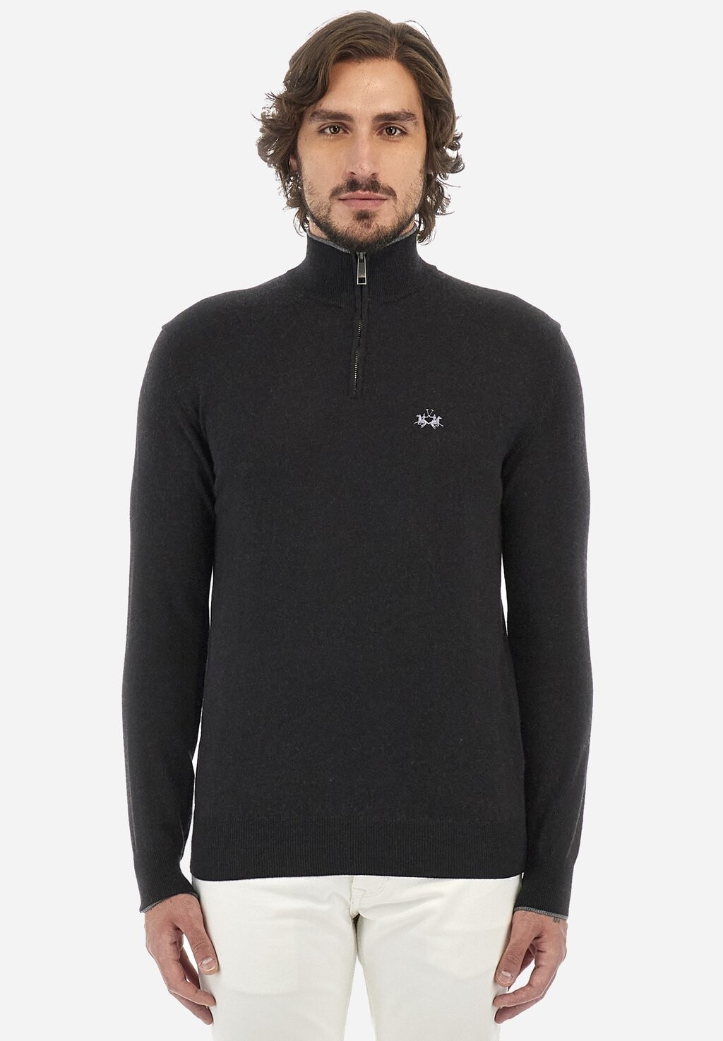 

Джемпер LA MARTINA MAN SWEATER HIGH COLLAR La Martina, черный
