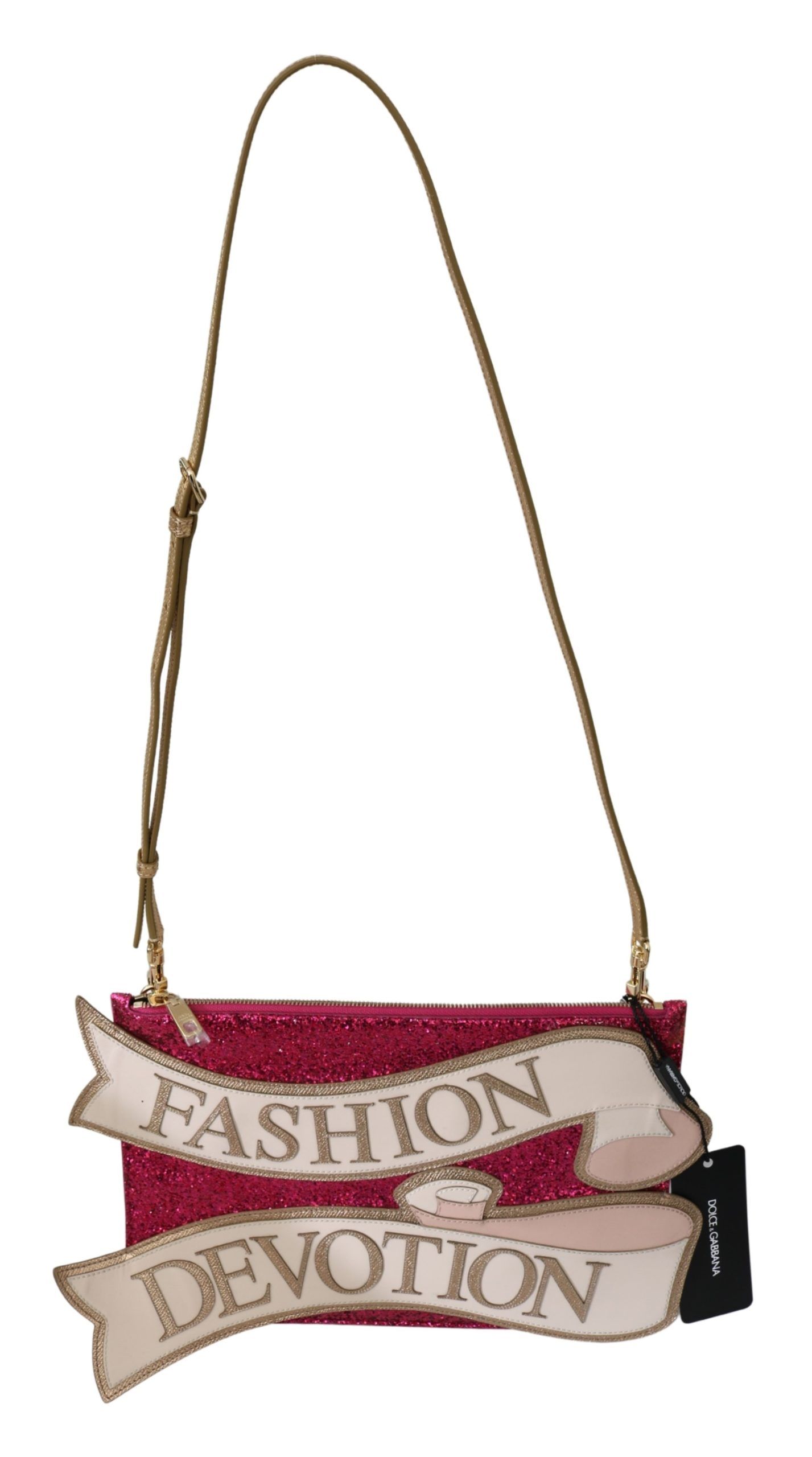 

Гламурный розовый блестящий клатч CLEO Dolce & Gabbana