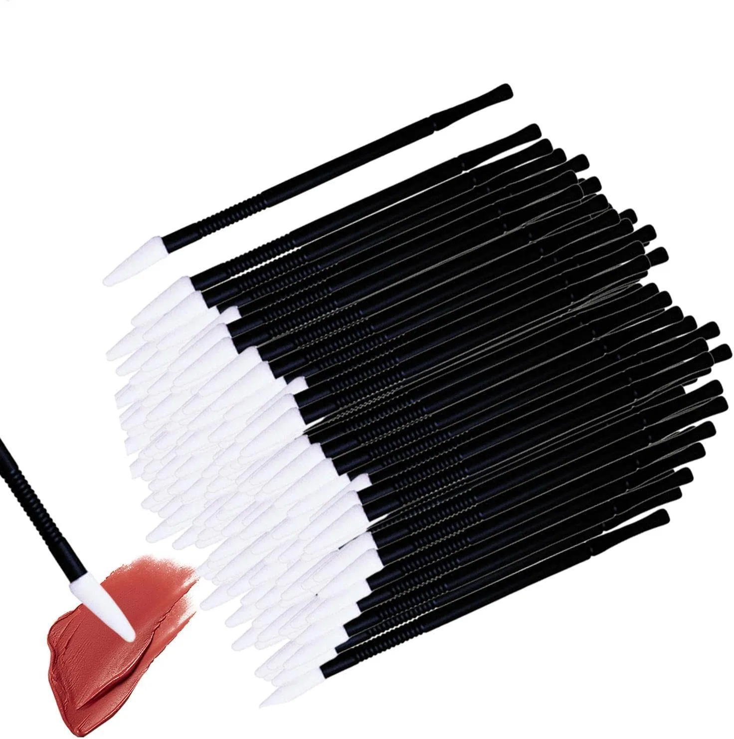 Кисть для губ Lip Wands, белая, 100 шт
