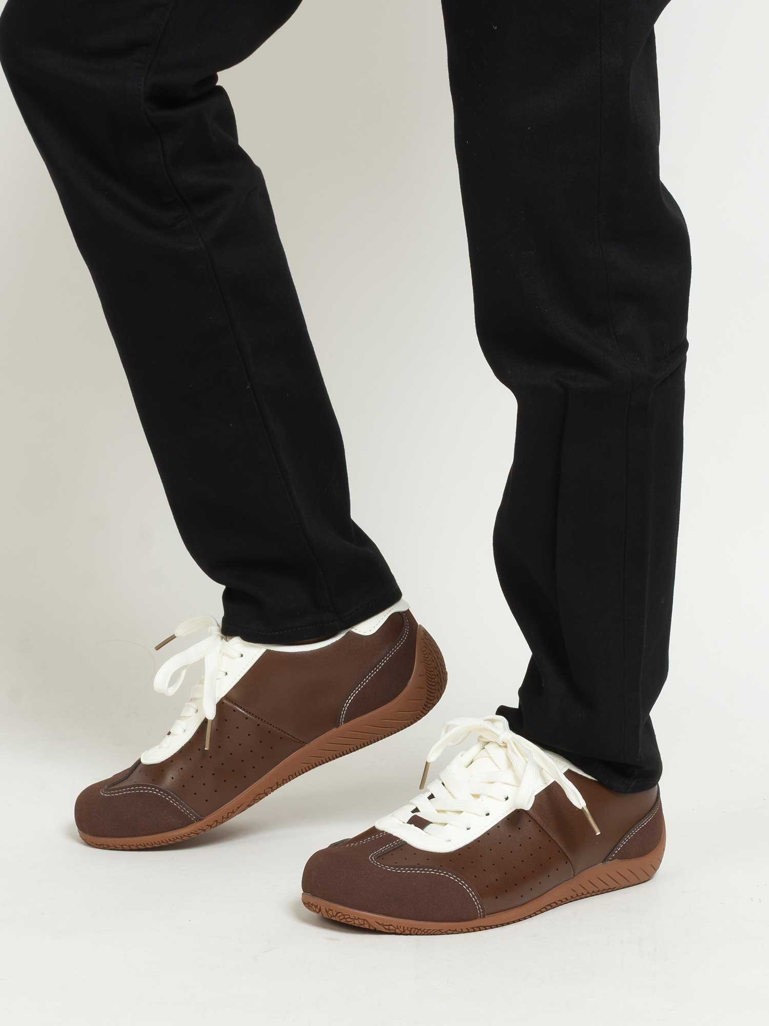 Кроссовки для вождения на плоской подошве SVEC SELECT, Dark Brown — фото 4