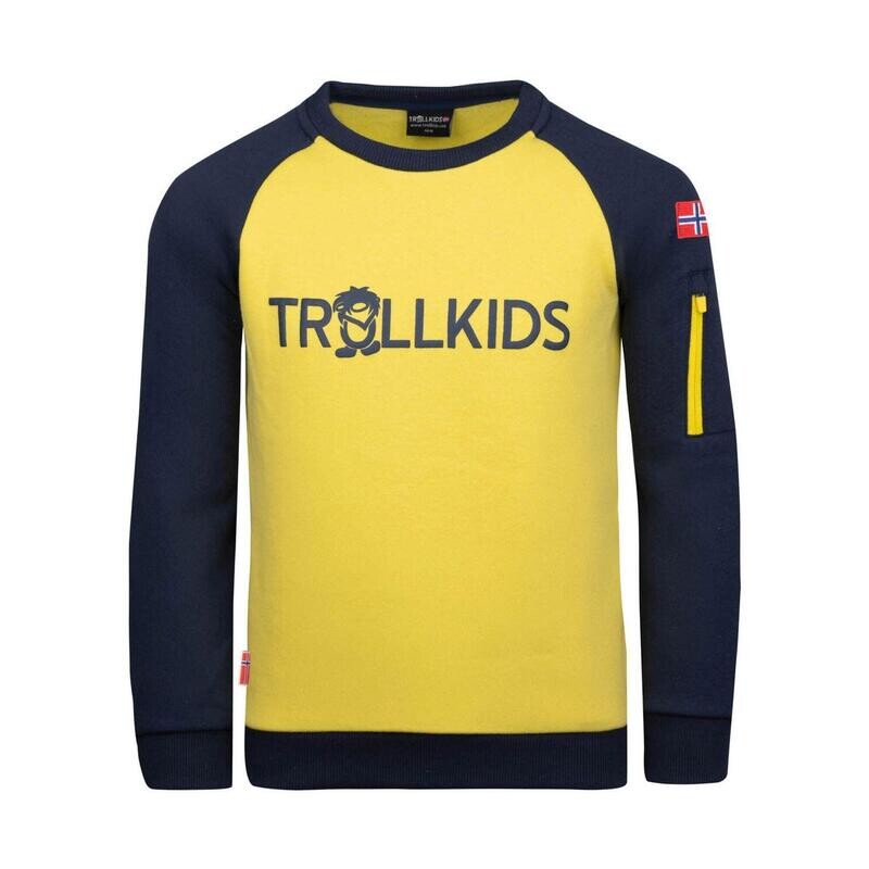 

Детская толстовка Sandefjord Cloudy желтый/темно-синий TROLLKIDS, цвет gelb
