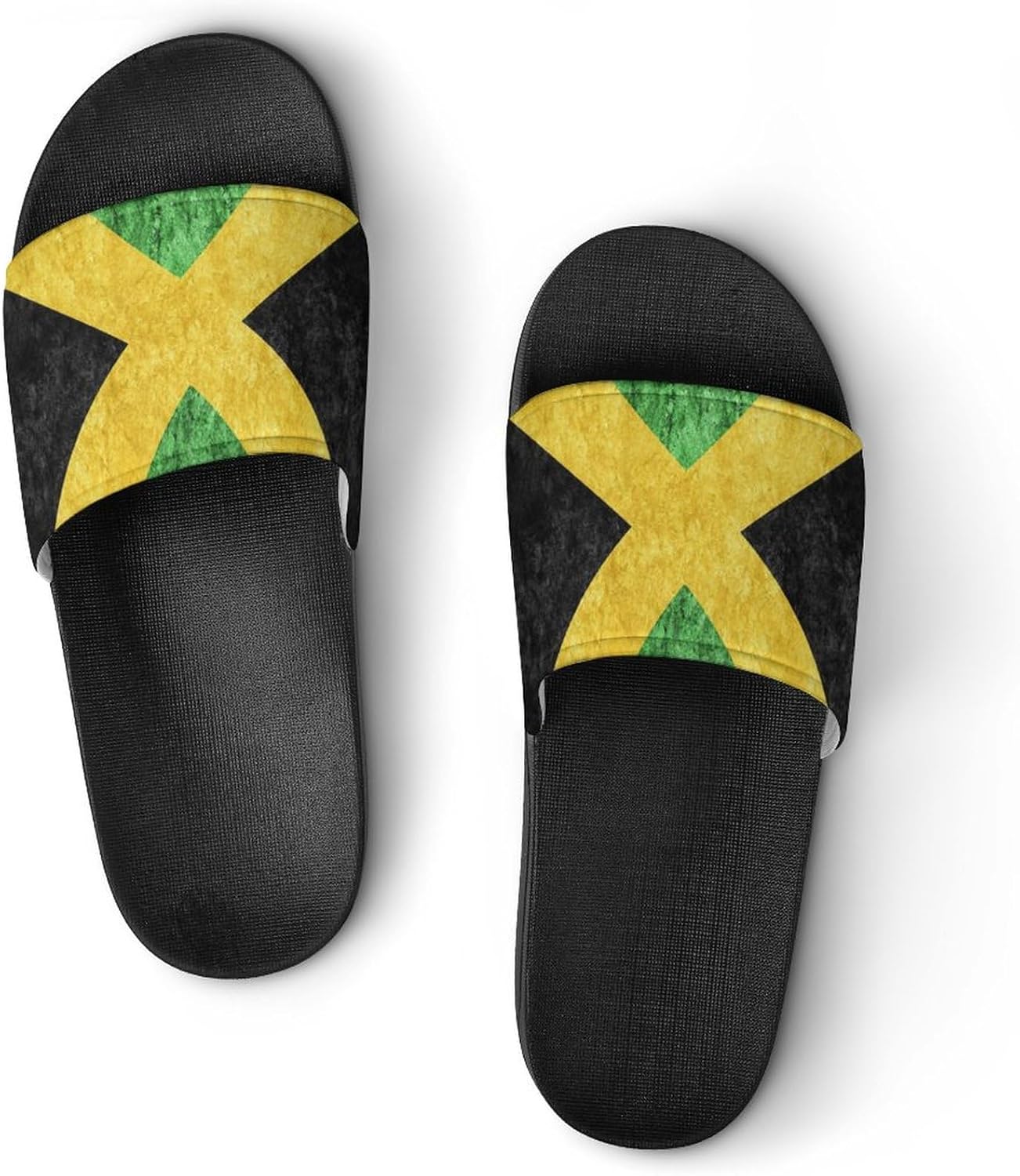 

Унисекс сланцы с черепами пиратов - с принтом - можно носить дома или на улице Generic, черный