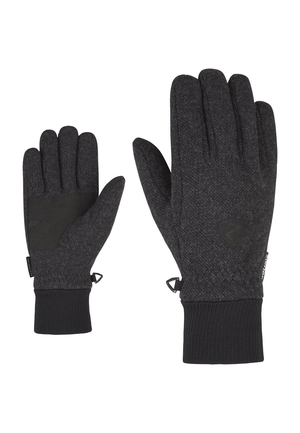 

Перчатки многофункциональные Ильдо, смесовая шерсть, особо теплые, мужские ziener, цвет Dark Melange