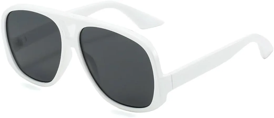 

Женские солнцезащитные очки большого размера с двойной перемычкой, модные градиентные очки UV400, мужские модные очки зеленого и розового цвета VRTRFFTR, White Grey