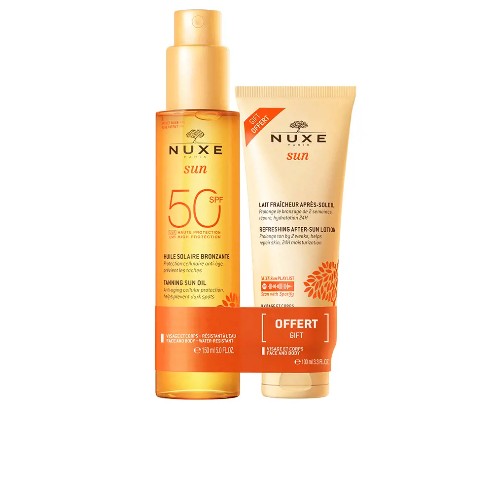 

Солнцезащитный крем Nuxe Sun Aceite Bronceador Rostro Y Cuerpo Spf50 Pack Nuxe, 2 шт