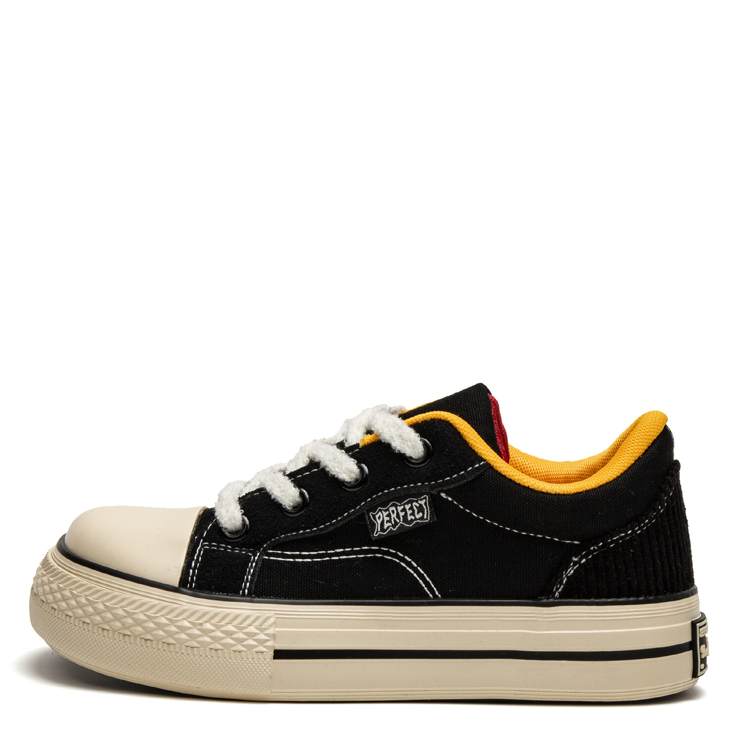 

Кеды, скейтборд обувь женская низкая Far Waves, цвет Black/Yellow