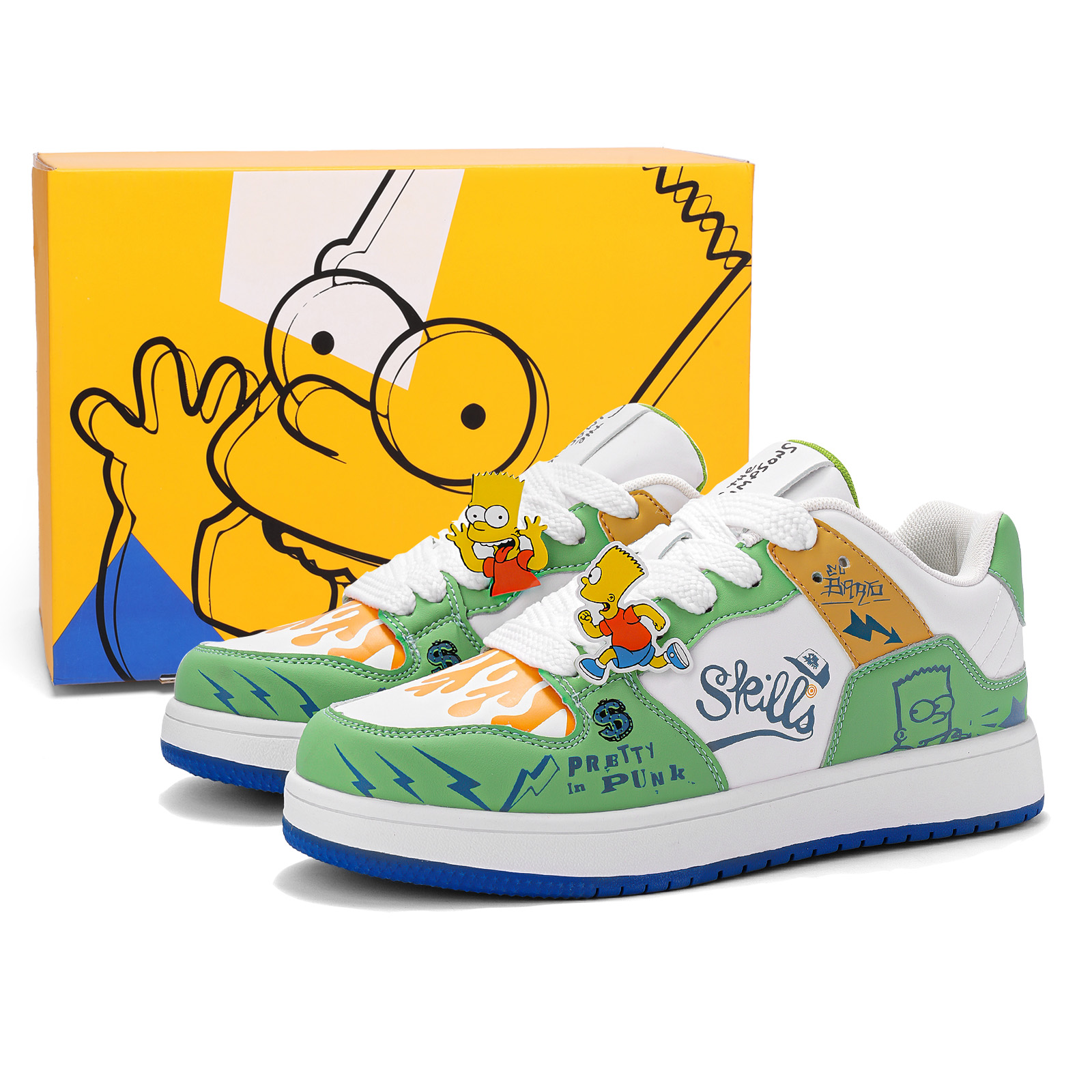 

The Simpsons Кроссовки для скейтборда унисекс с амортизацией, легкие, увеличивающие рост, низкие, изумрудно-зеленые (улучшенная версия), цвет Emerald Green (Upgraded)