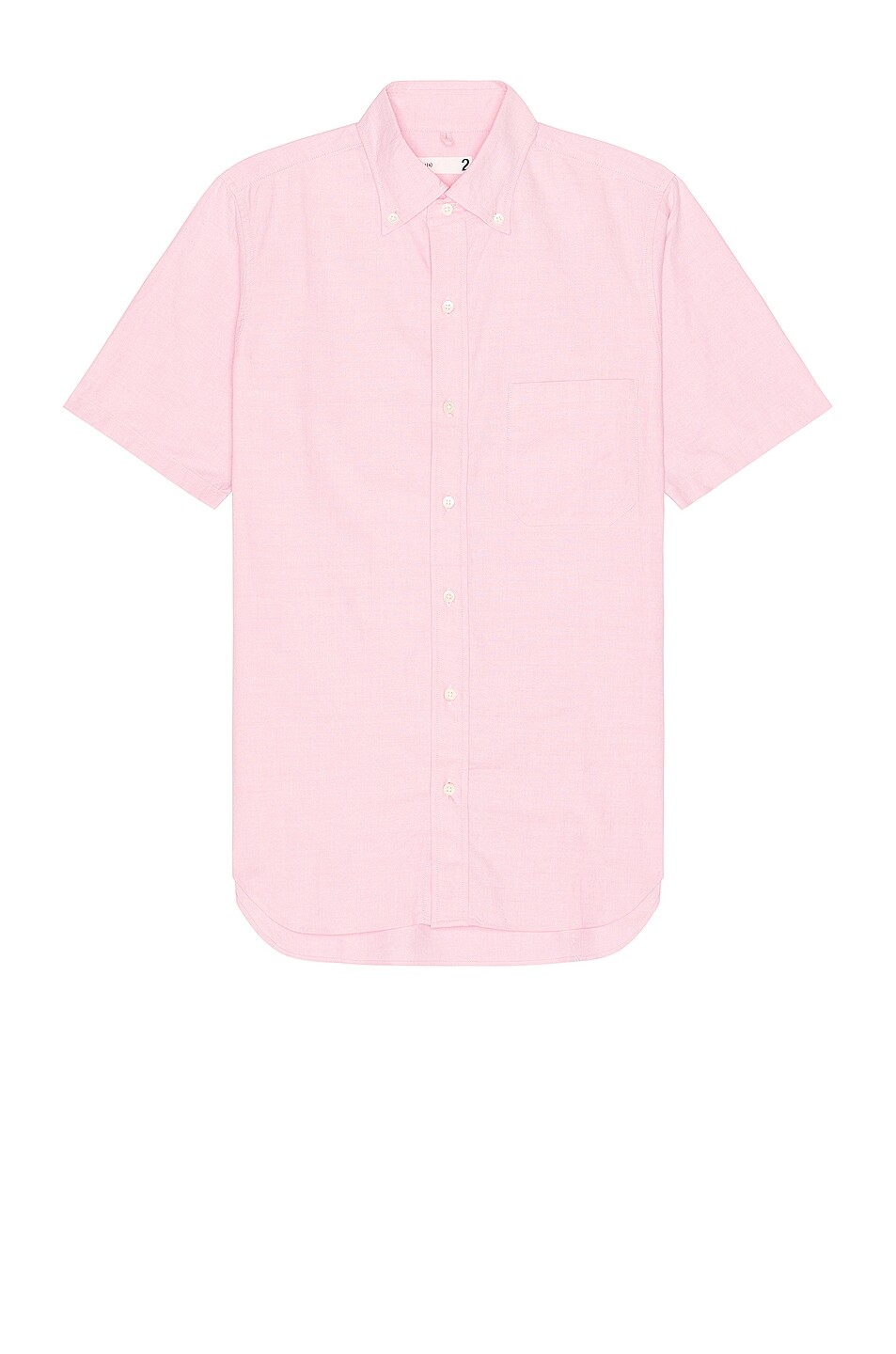 

Рубашка Ts(S) Pastel Color Cotton Oxford Cloth B.D. Short Sleeve, розовый