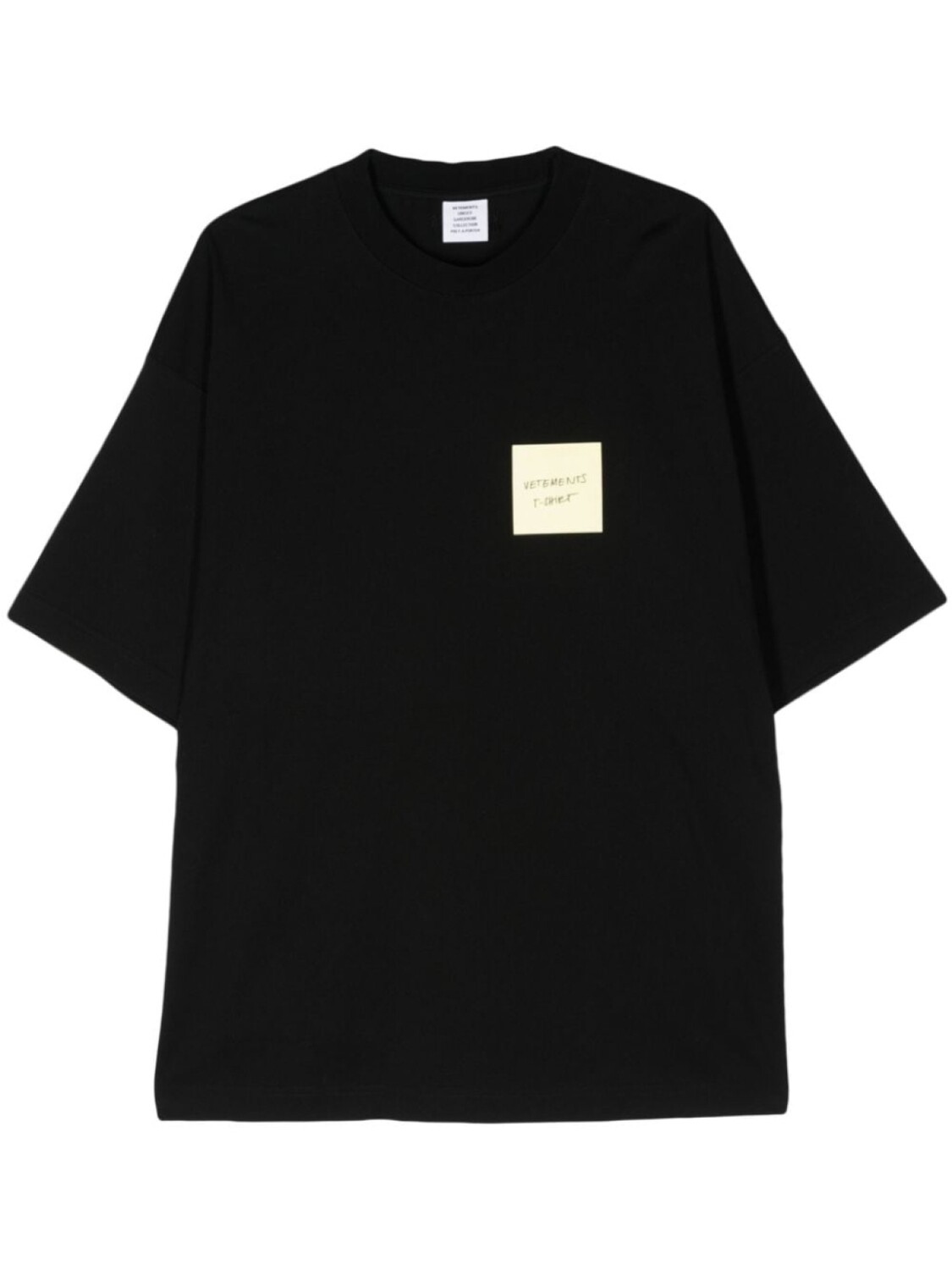 

VETEMENTS футболка с графичным принтом, черный