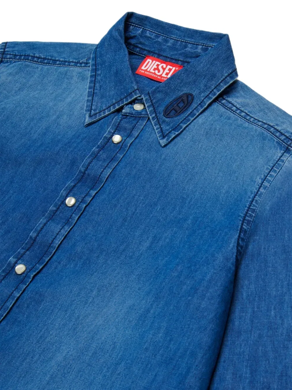 Рубашка Csimply-Over с длинными рукавами Diesel Kids, синий — фото 3