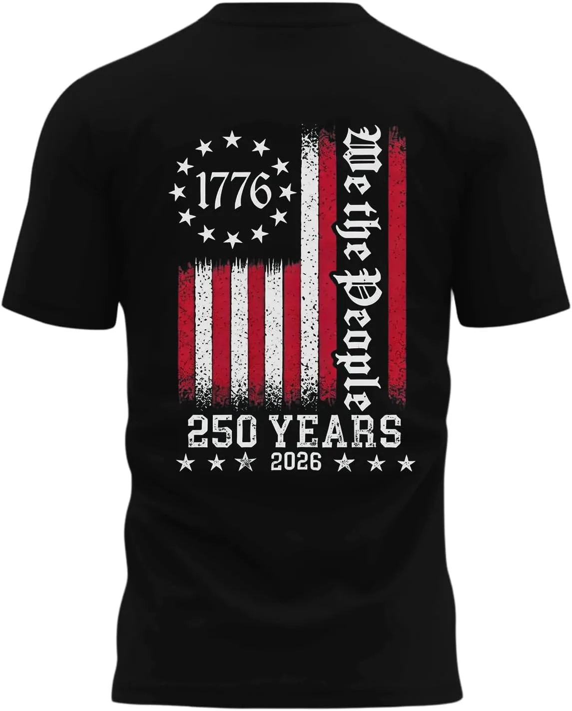 Футболка 250 лет США с флагом Америки мужская патриотическая Generic, черный — фото 4
