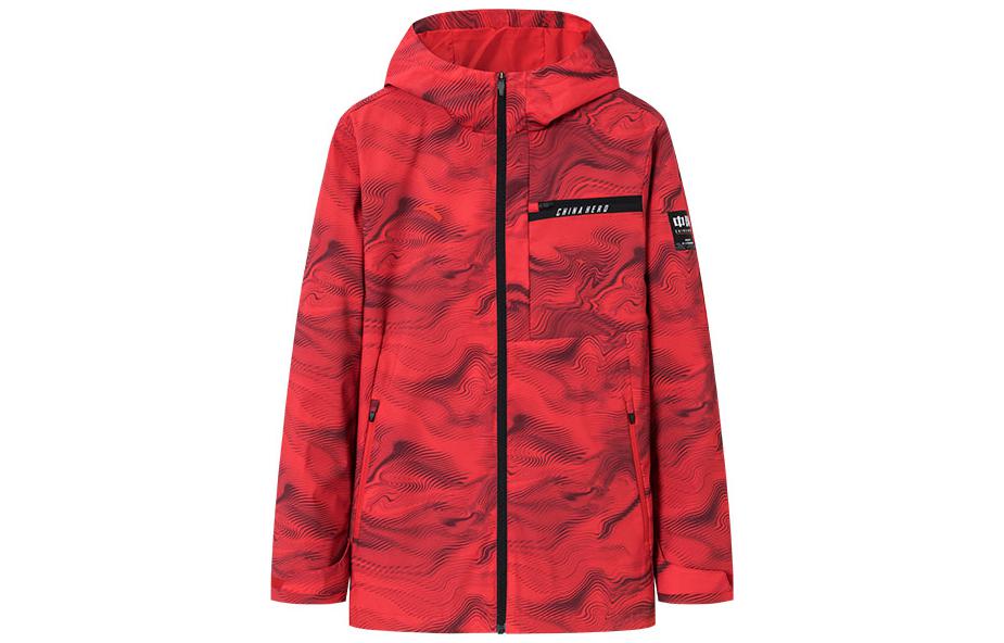 

ANTA Тренировочная куртка мужская, Classic Red/All over Print