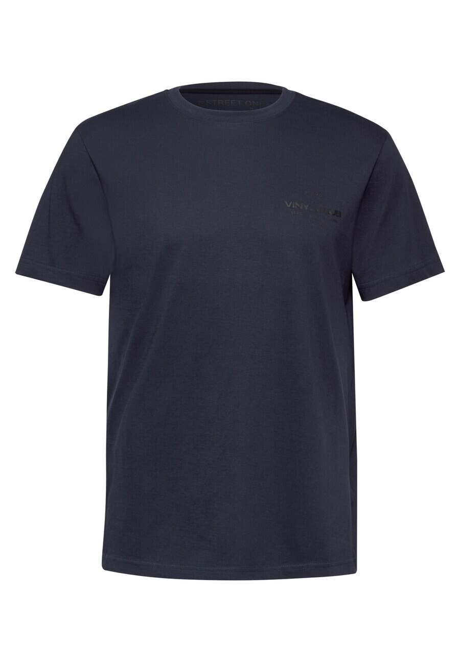

Классическая футболка Street One MEN Shirt, ночной синий